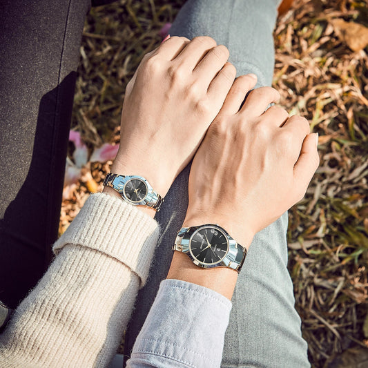 Elegant Couple Watches Gift Set