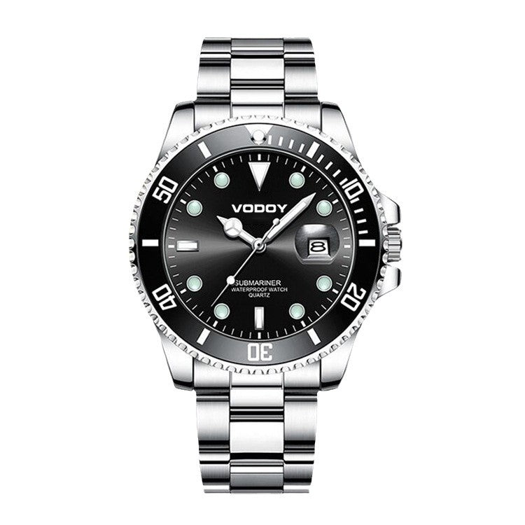 Men's calendar luminous waterproof business quartz watch