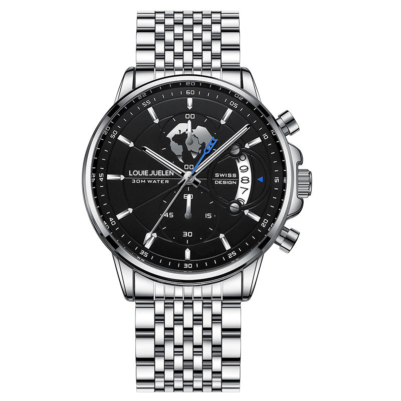 Men's Business Quartz Watch Casual Waterproof