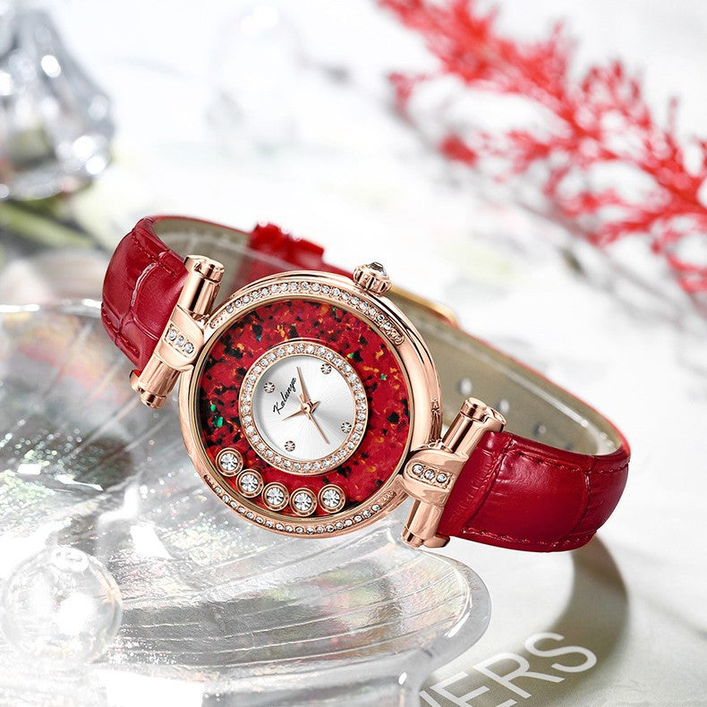 Diamond Women's Fashion Waterproof Quartz Watch