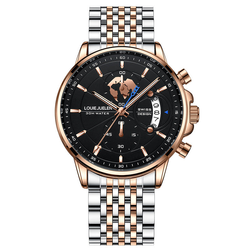 Men's Business Quartz Watch Casual Waterproof