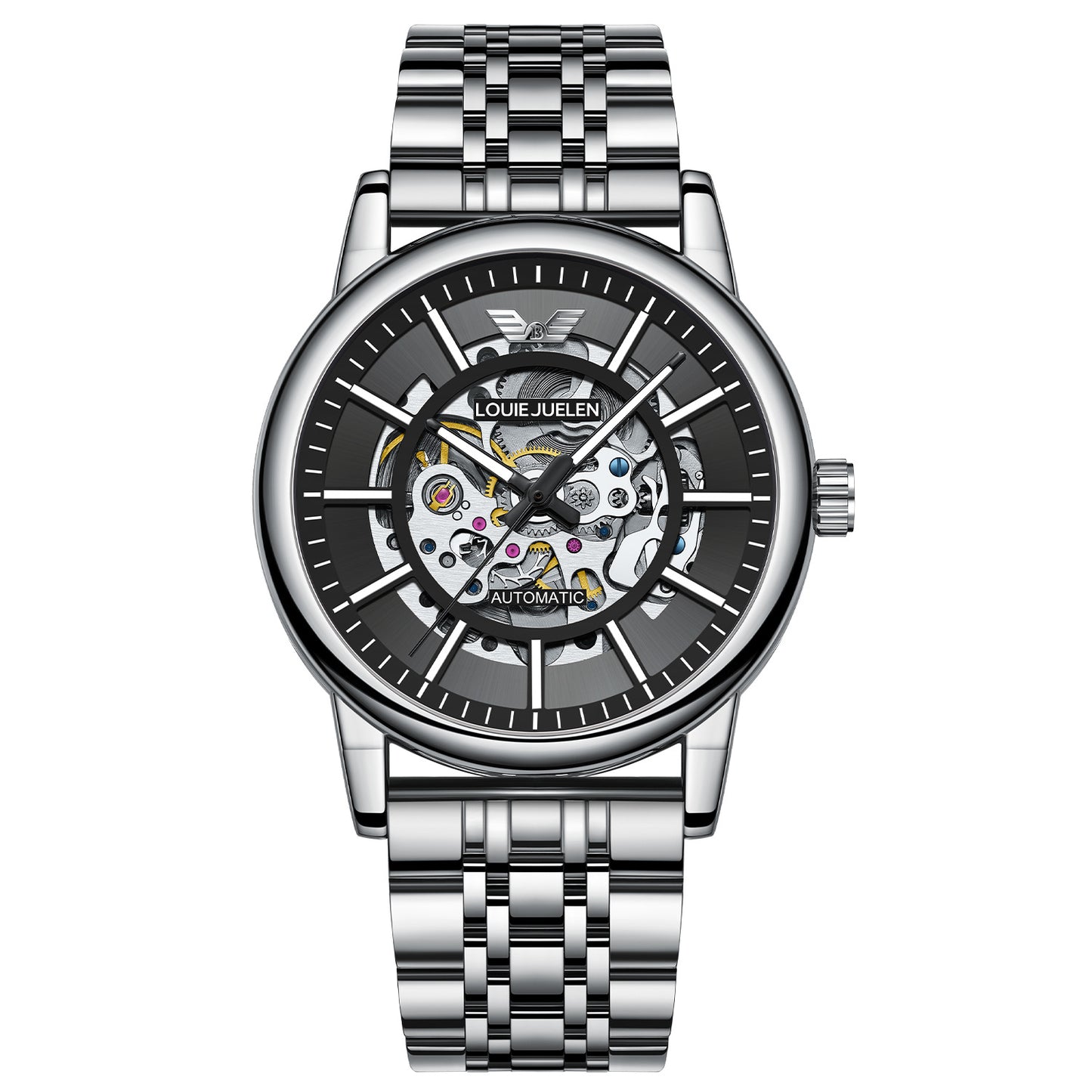Men's automatic mechanical watch hollow luminous