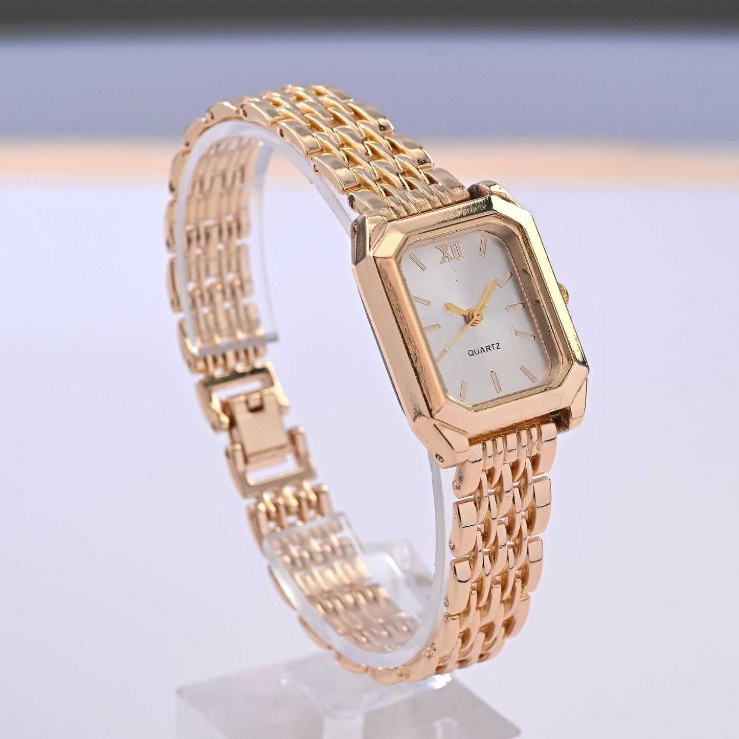 Women's Square Diamond Quartz Watch