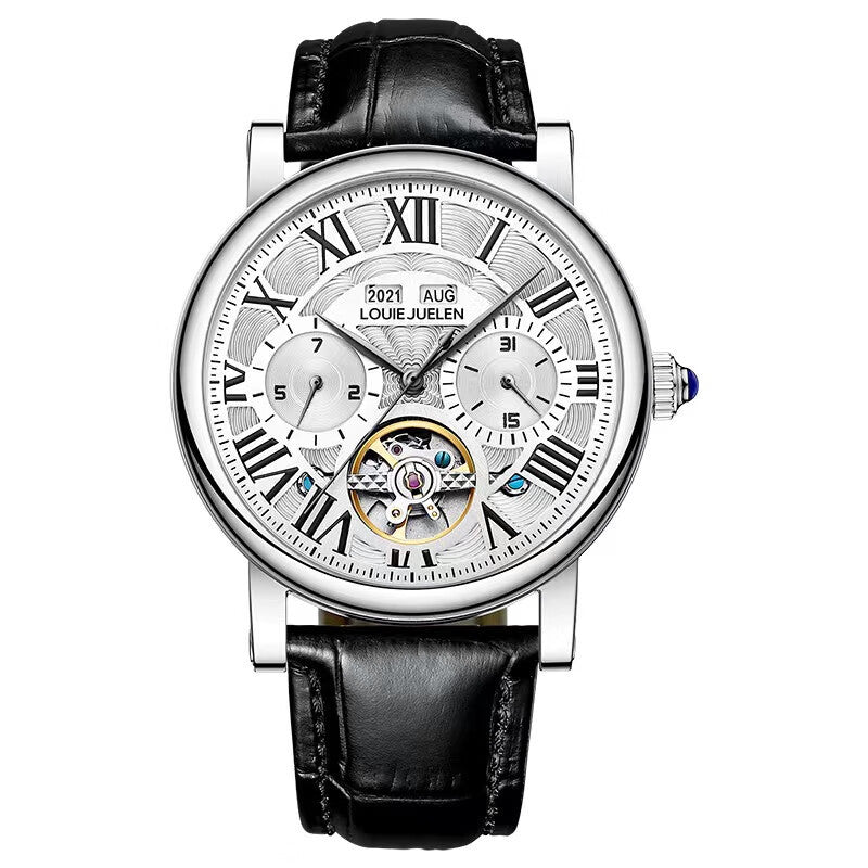 Monthly Calendar Display Men's Mechanical Watch