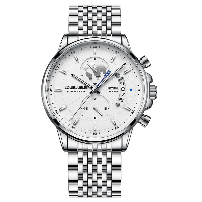 Men's Business Quartz Watch Casual Waterproof