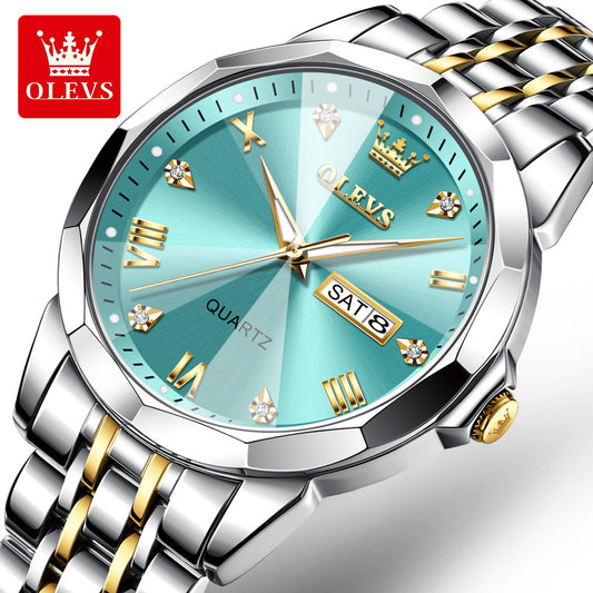 Men's Dual Calendar Quartz Watch