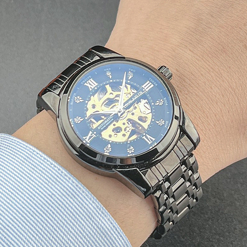 Vacuum Plating Watch Men's Fully Automatic Mechanical Watch