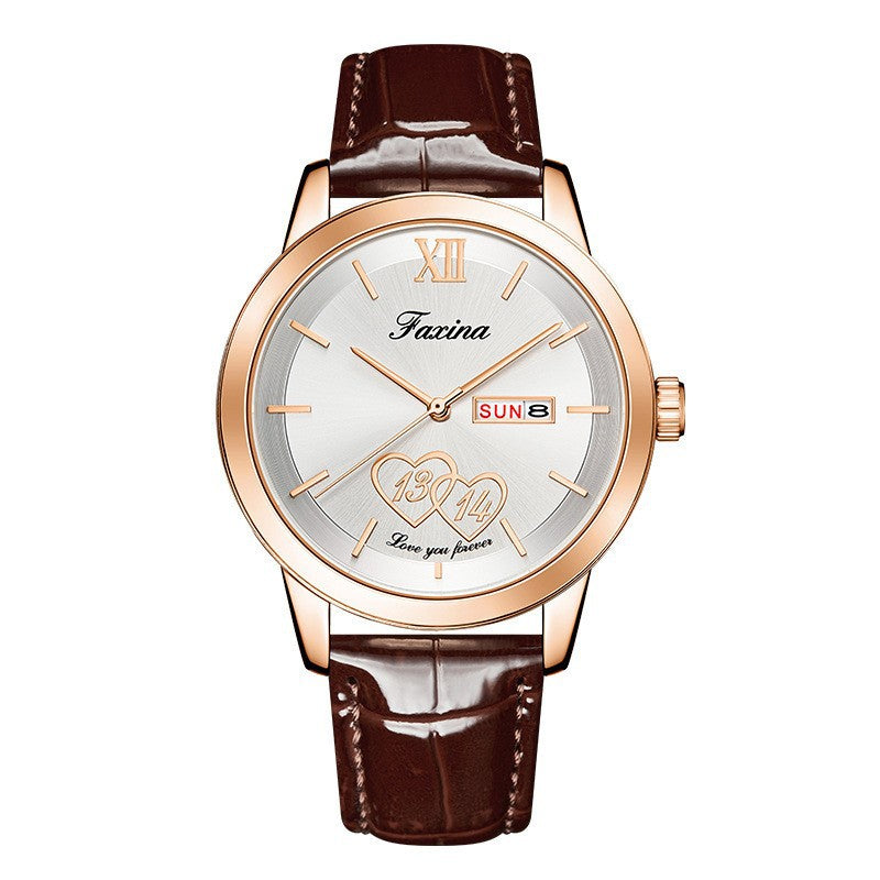 His & Hers Fashion Quartz Watch Set