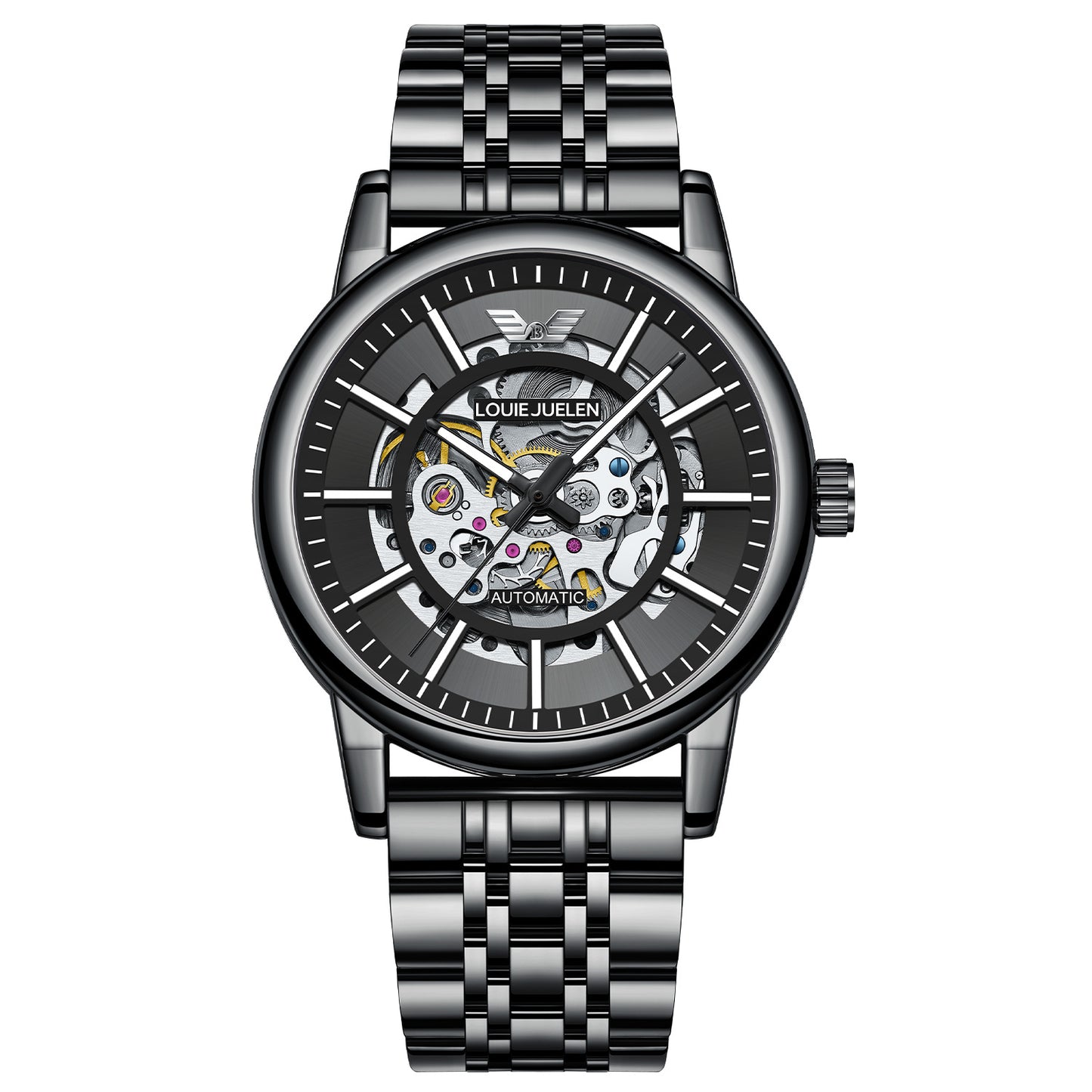Men's automatic mechanical watch hollow luminous