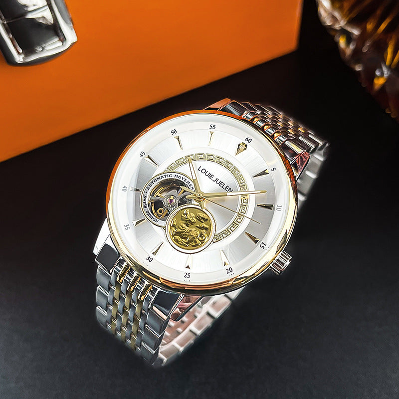 Fully automatic men's mechanical watch waterproof watch