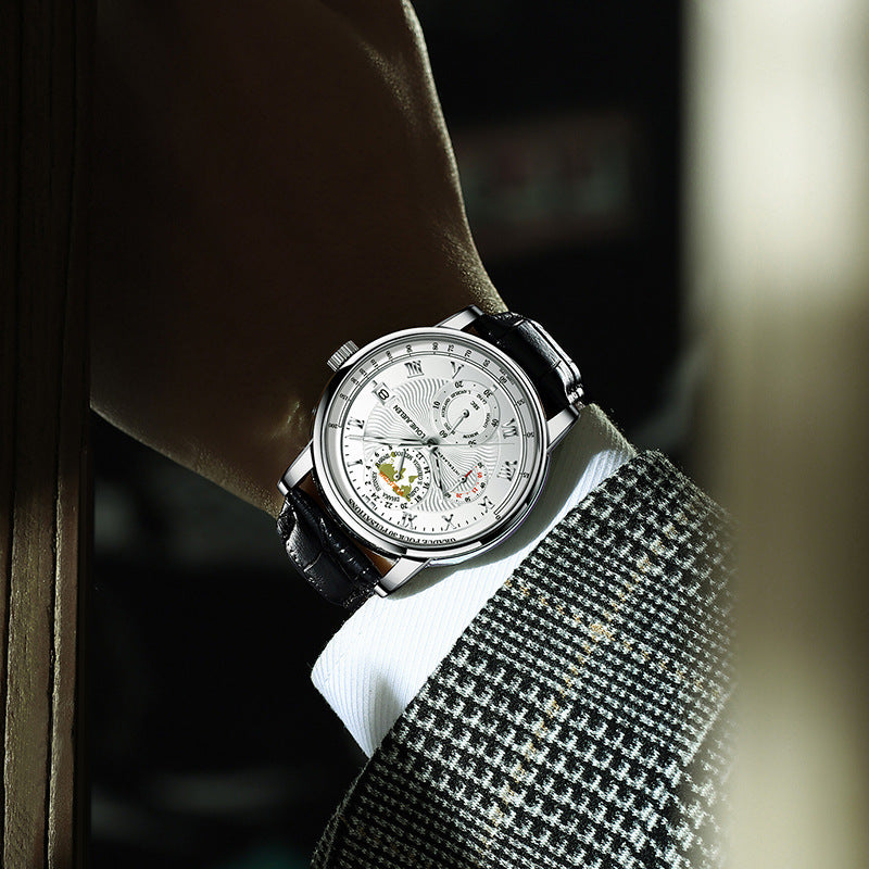 Light Luxury Men's Multifunctional Waterproof Luminous Men's Quartz Watch