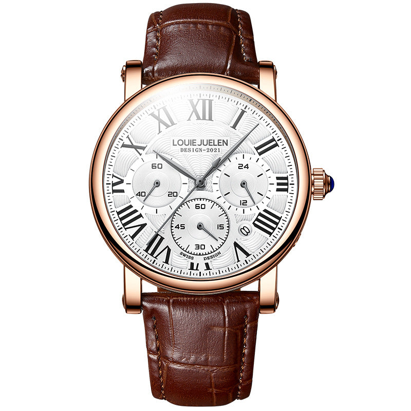 Men's Multifunction Quartz Watch