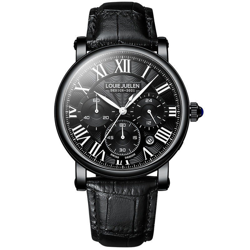 Multifunctional waterproof high-end quartz watch