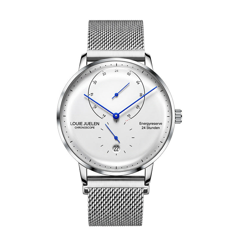 Quartz men's watch reinforced glass hyperboloid waterproof design