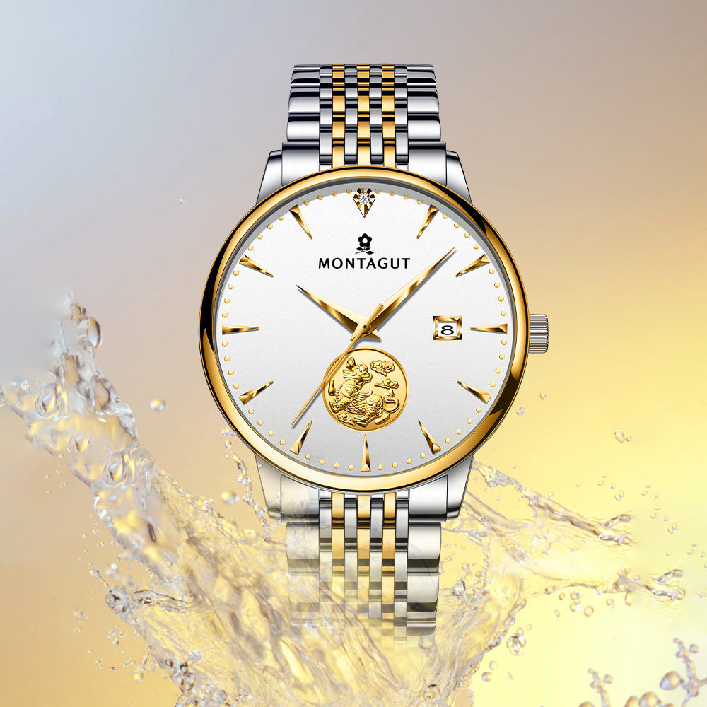Mechanical watch men's fully automatic waterproof business watch
