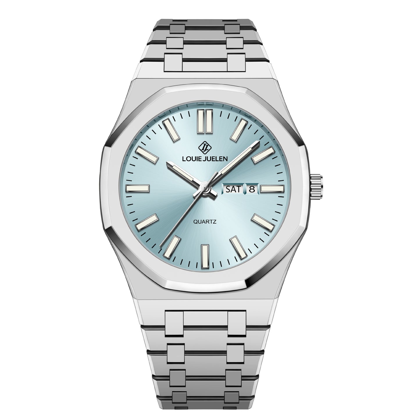Quartz Watch Double Calendar Versatile Men's Business Watch