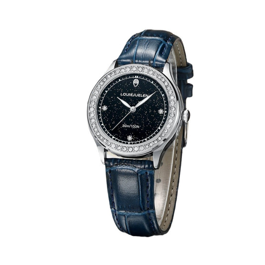 Polar Night Star Watch Diamond Leather Strap Women's Watch