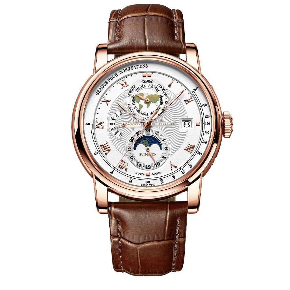 Navigator series men's business mechanical watch