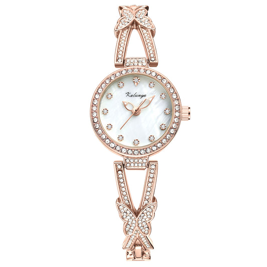 Ladies Diamond Embellished Quartz Watch
