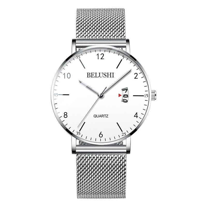 Black Simple Business Men's Quartz Watch