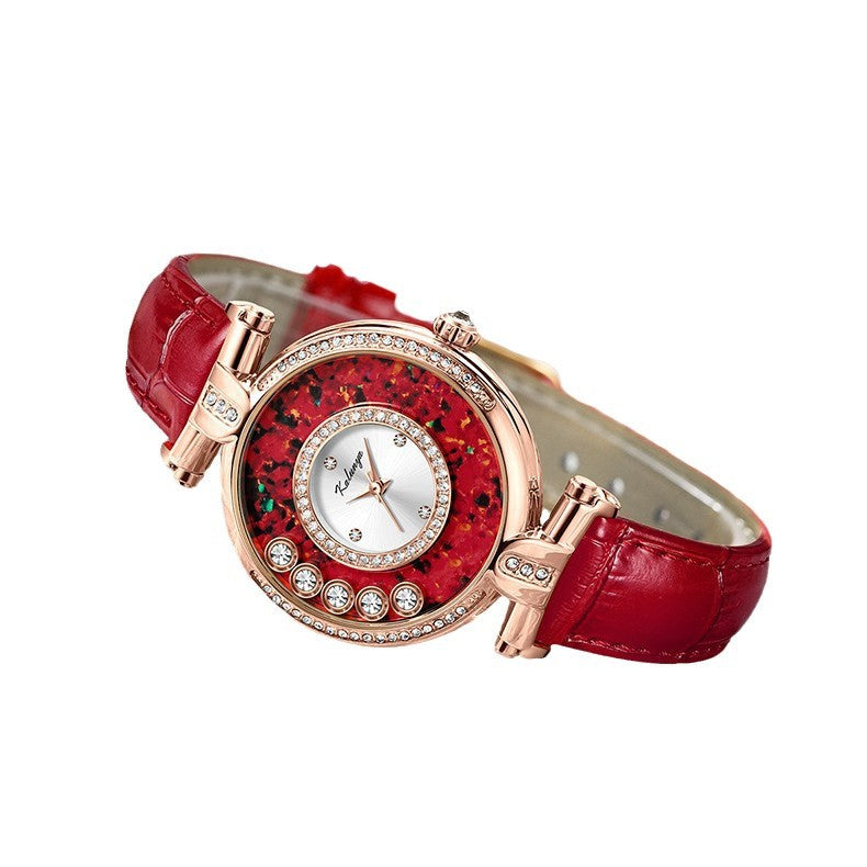 Diamond Women's Fashion Waterproof Quartz Watch