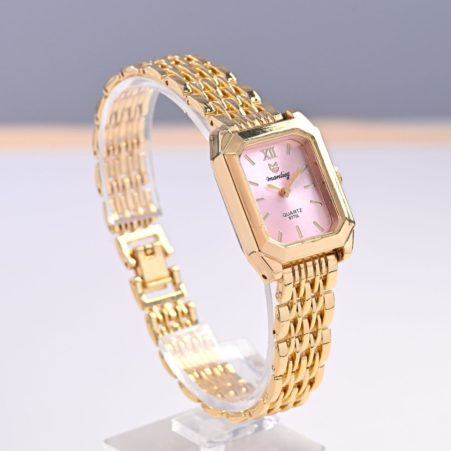 Women's Square Diamond Quartz Watch