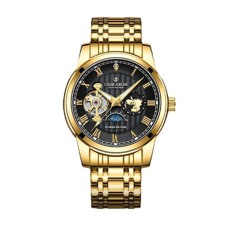 Multifunctional mechanical watch, waterproof and high-end