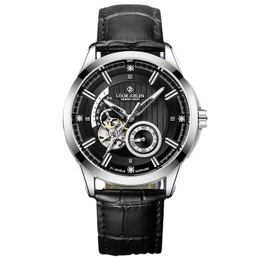 Business men's luminous mechanical watch