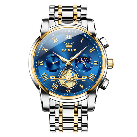 Men's Multifunction Luminous Quartz Watch