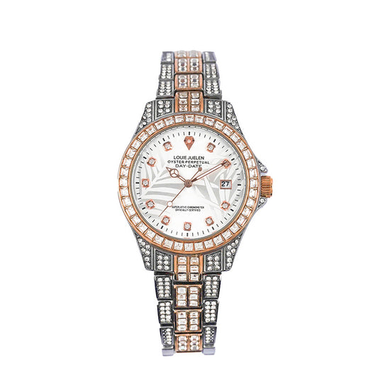 Steel Belt Diamond Women's Quartz Watch