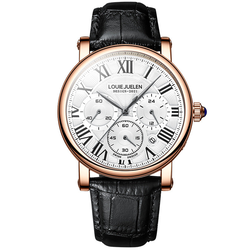 Men's Multifunction Quartz Watch