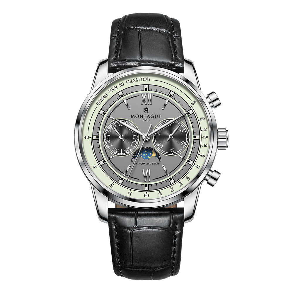 Men's automatic mechanical watch high-end business