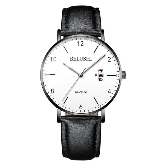 Black Simple Business Men's Quartz Watch