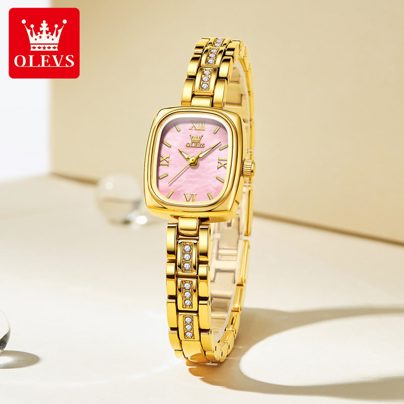 Women's Square Minimalist Quartz Watch