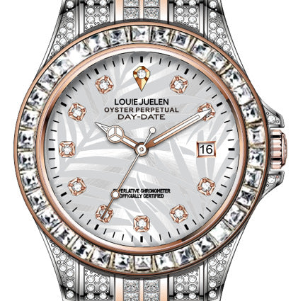 Steel Belt Diamond Women's Quartz Watch