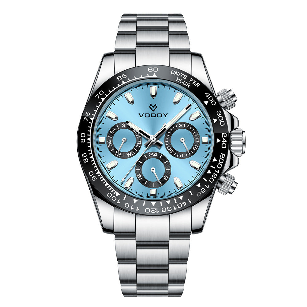 Mechanical watch men's three-hand dial waterproof luminous