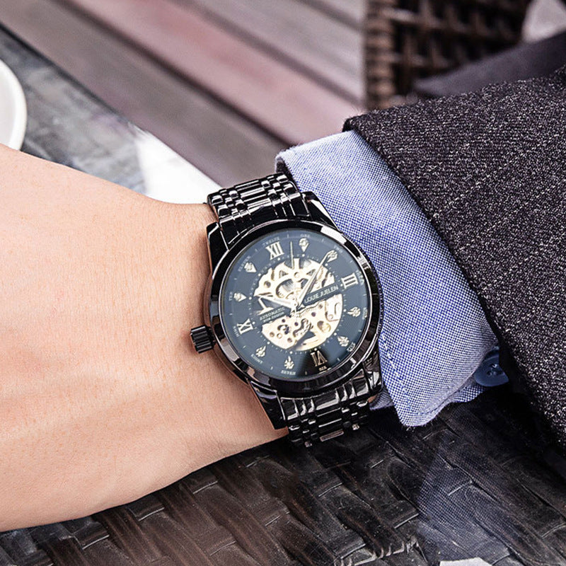 Vacuum Plating Watch Men's Fully Automatic Mechanical Watch