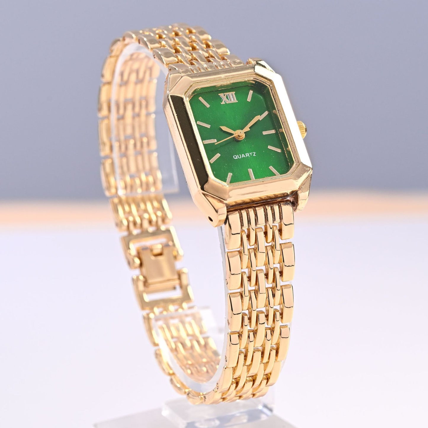 Women's Square Diamond Quartz Watch