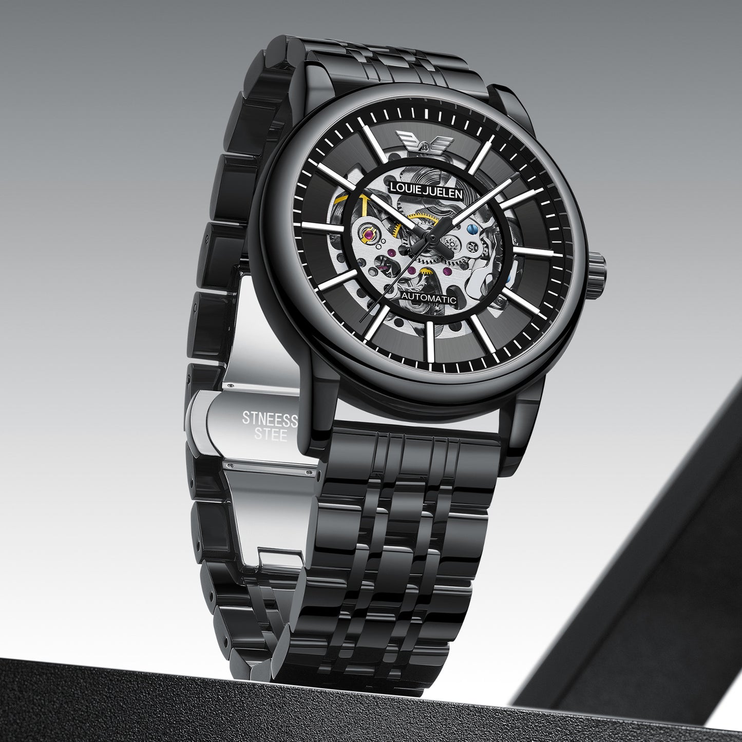 Men's automatic mechanical watch hollow luminous