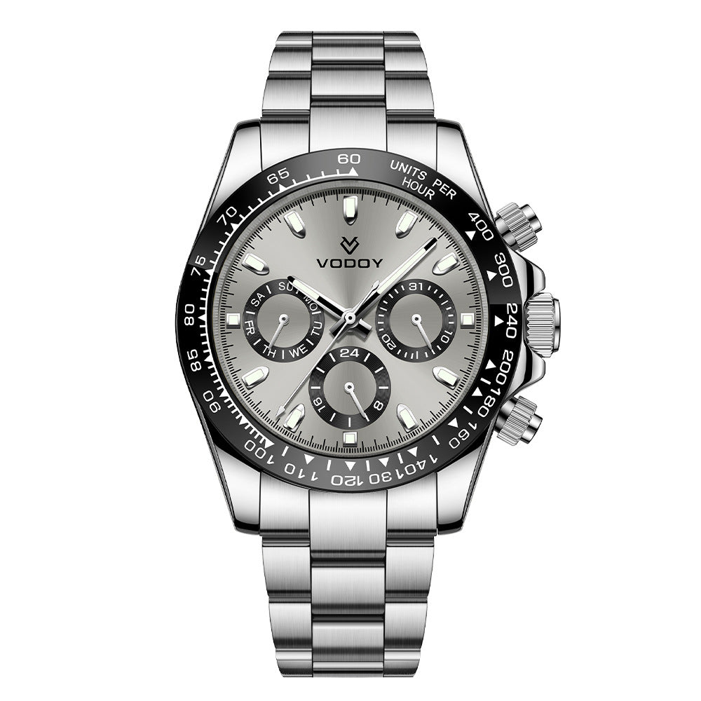 Mechanical watch men's three-hand dial waterproof luminous