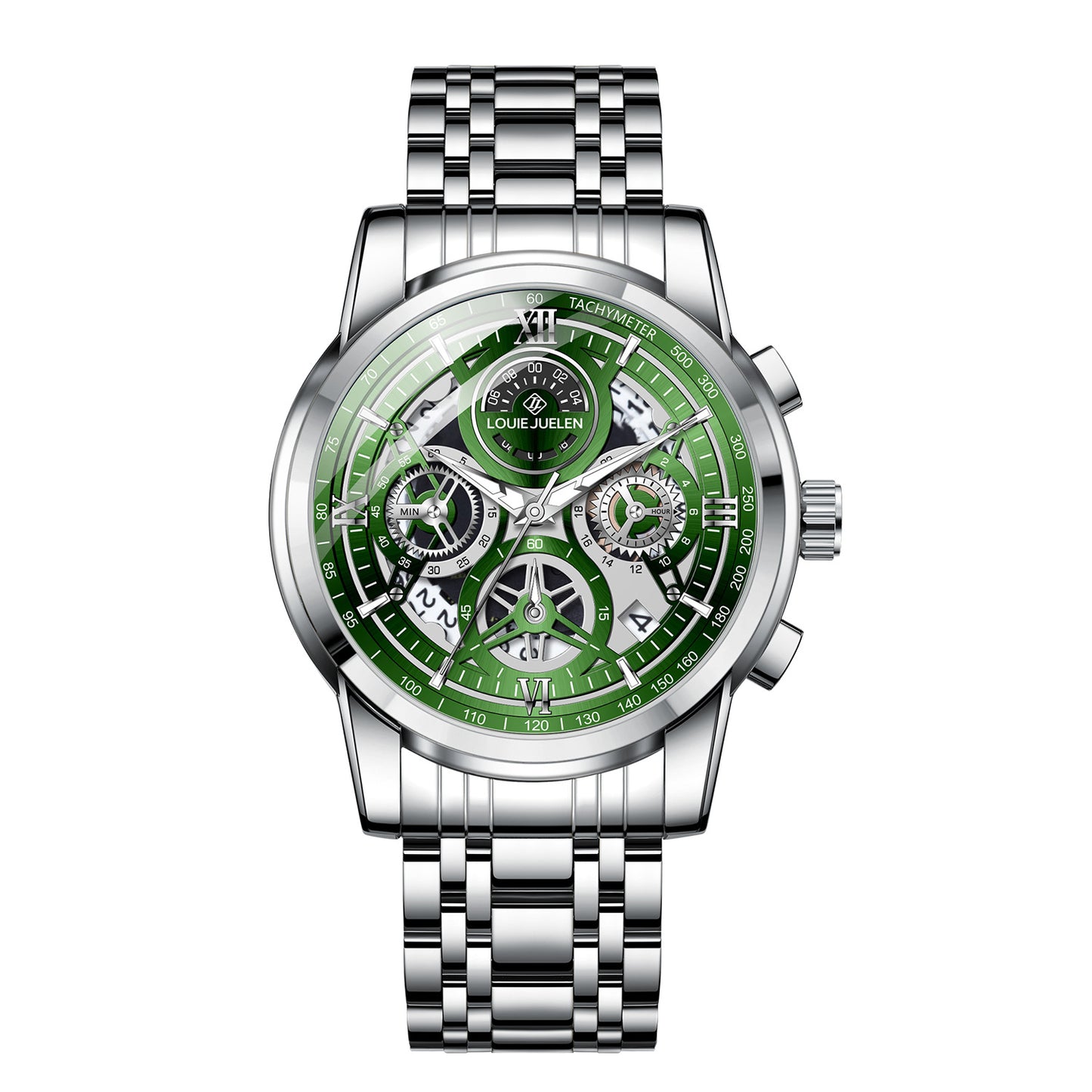 Hollow fashion business multi-function quartz watch