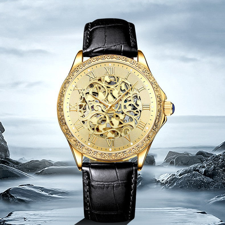 Men's Hollow Mechanical Watch Automatic Movement