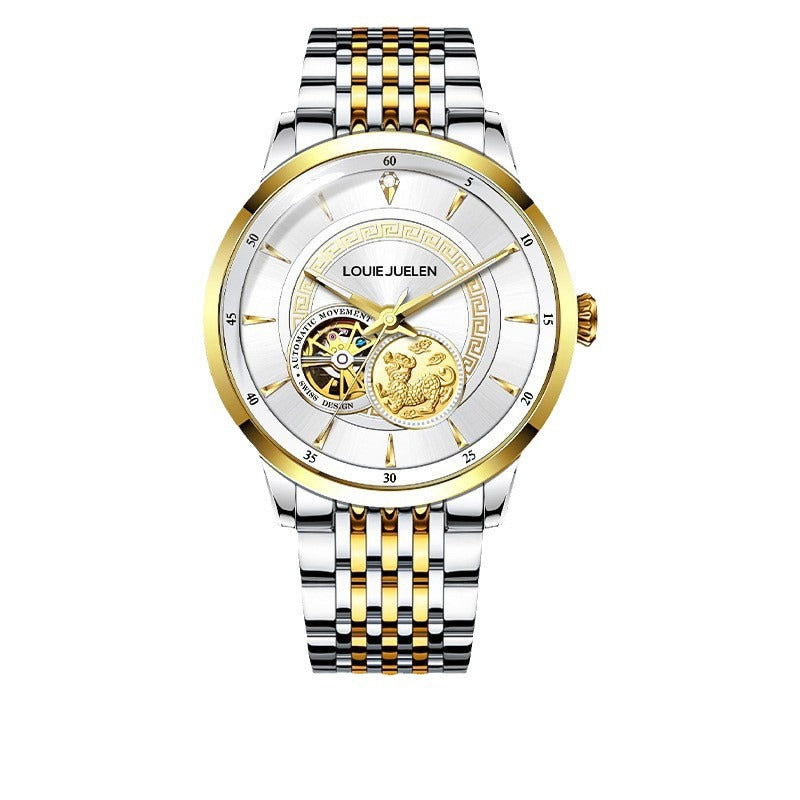 Fully automatic men's mechanical watch waterproof watch