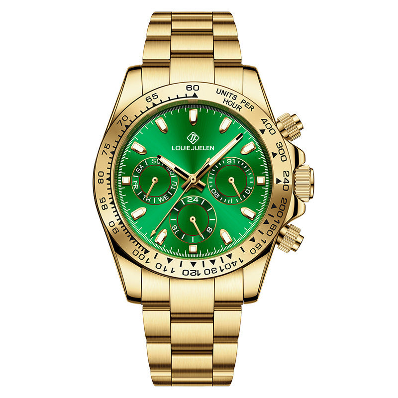 Multifunctional Windows Men's Business Machinery Watch