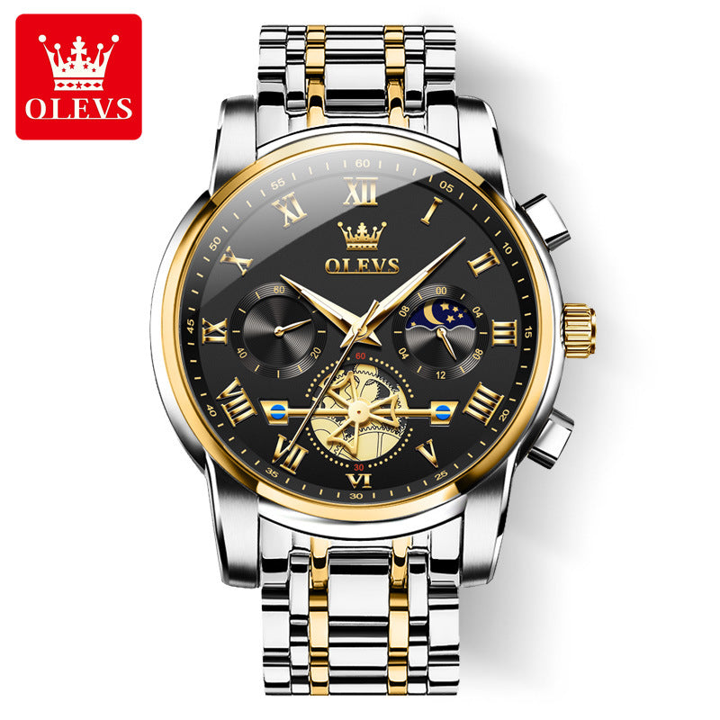 Men's Multifunction Luminous Quartz Watch